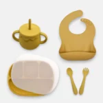 conjunto alimentacao silicone mango