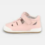 oceano rosa 1 sandalia blanditos barefoot pele
