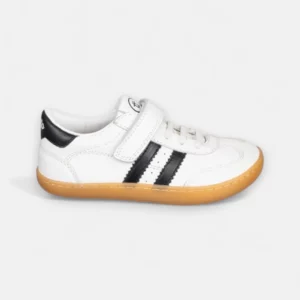 sapatilha crianca barefoot chetto branco preto lateral chicago
