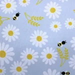 padrao tecido margaridas