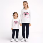 Conjunto Legging – Camisola Bordada Estrela – Menina – 100% Português
