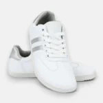 calcado respeitador barefoot adulto zzfaber riscas prata 3