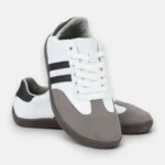 calcado respeitador barefoot adulto zzfaber riscas preto 3