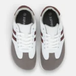calcado respeitador barefoot adulto zzfaber riscas vermelha 1