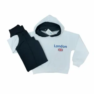 fato treino london crianca adulto 100 portugues detalhe