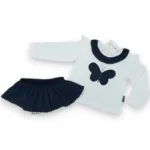 conjunto linho azul menina