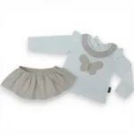 conjunto linho bege menina