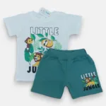 conjunto calcao jungle verde branco 2