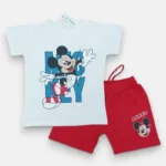 conjunto calcao mickey vermelho 2