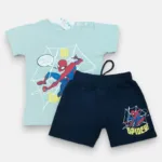 conjunto calcao spiderman verde 2