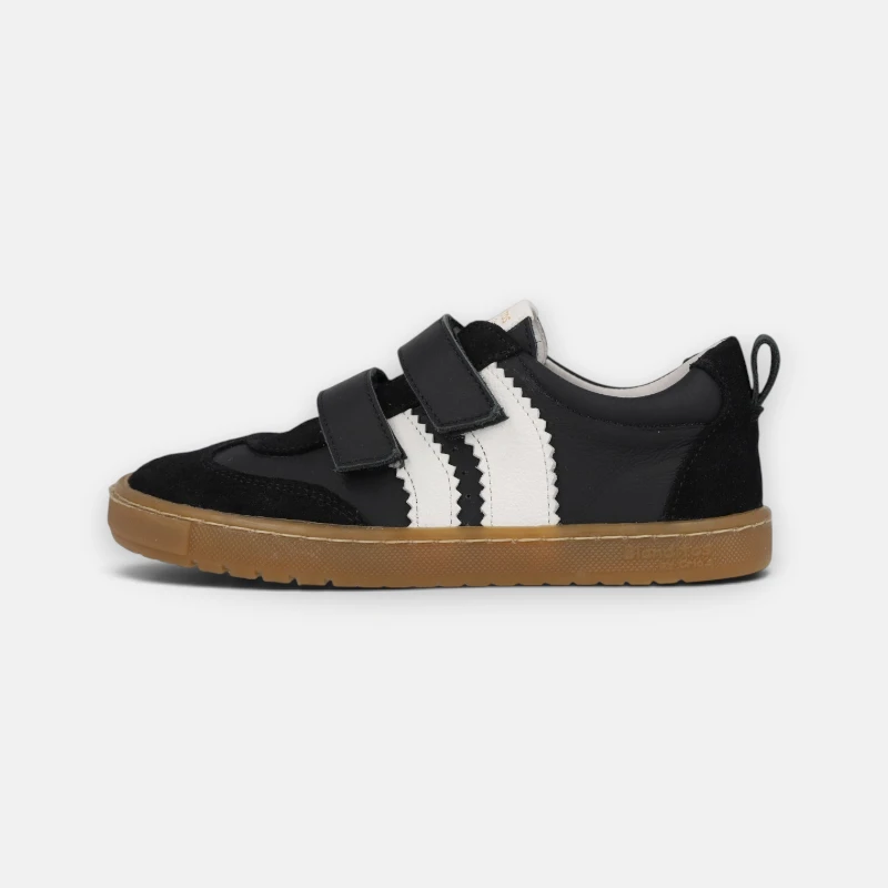 Sapatilha Criança – Delfin Negro – Pele – Blanditos by Crio's DELFIN NEGRO blanditos barefoot 1