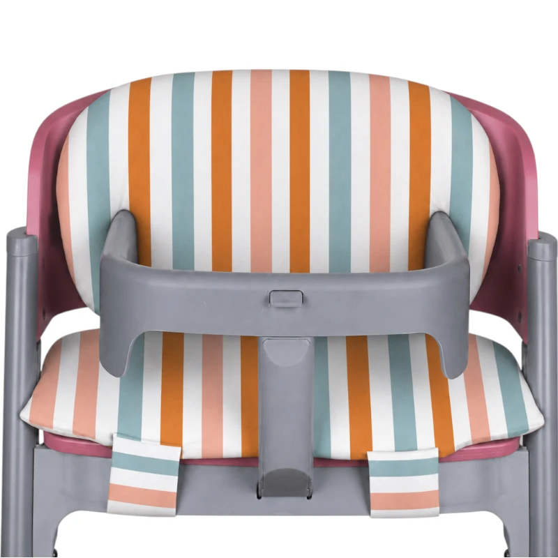 Riscas - Almofadas para a cadeira Kinderkraft Livy - Tecido Impermeável almofada livy riscas 1 v2