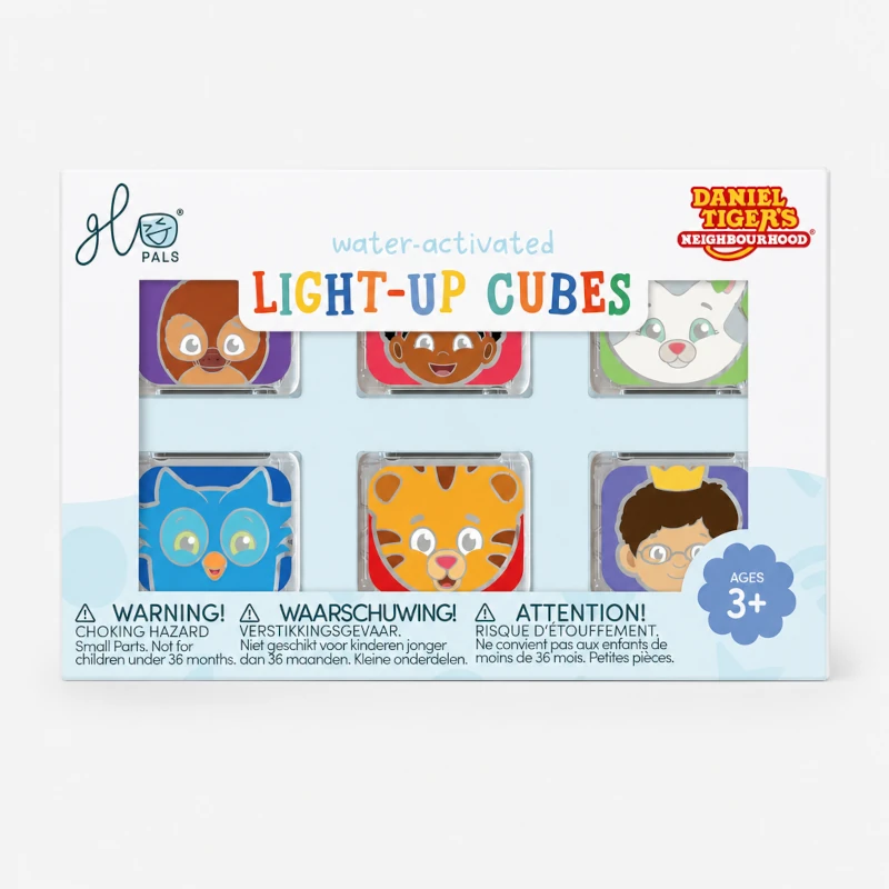 cubos luminosos daniel tiger glo pals