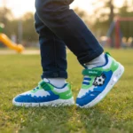sapatilha futebol barefoot chetto 6 azul verde